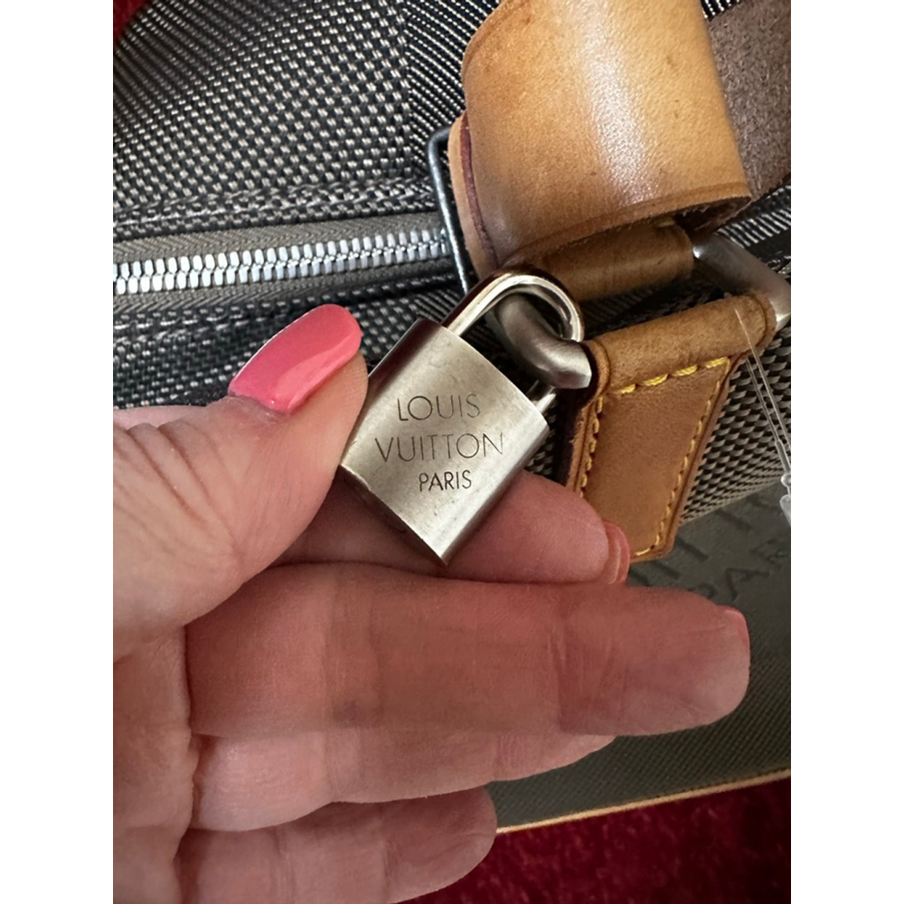 Louis Vuitton Brown Canvad & Leather Damier Travel Bag + Dust Bag - Picture 3 of 4